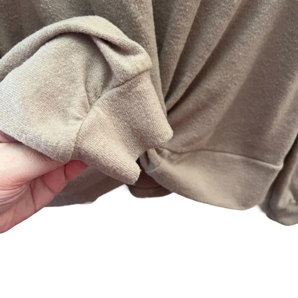 Belle Du Jour Junior’s Twist Front Long Sleeve Sweater - Picture 6 of 11